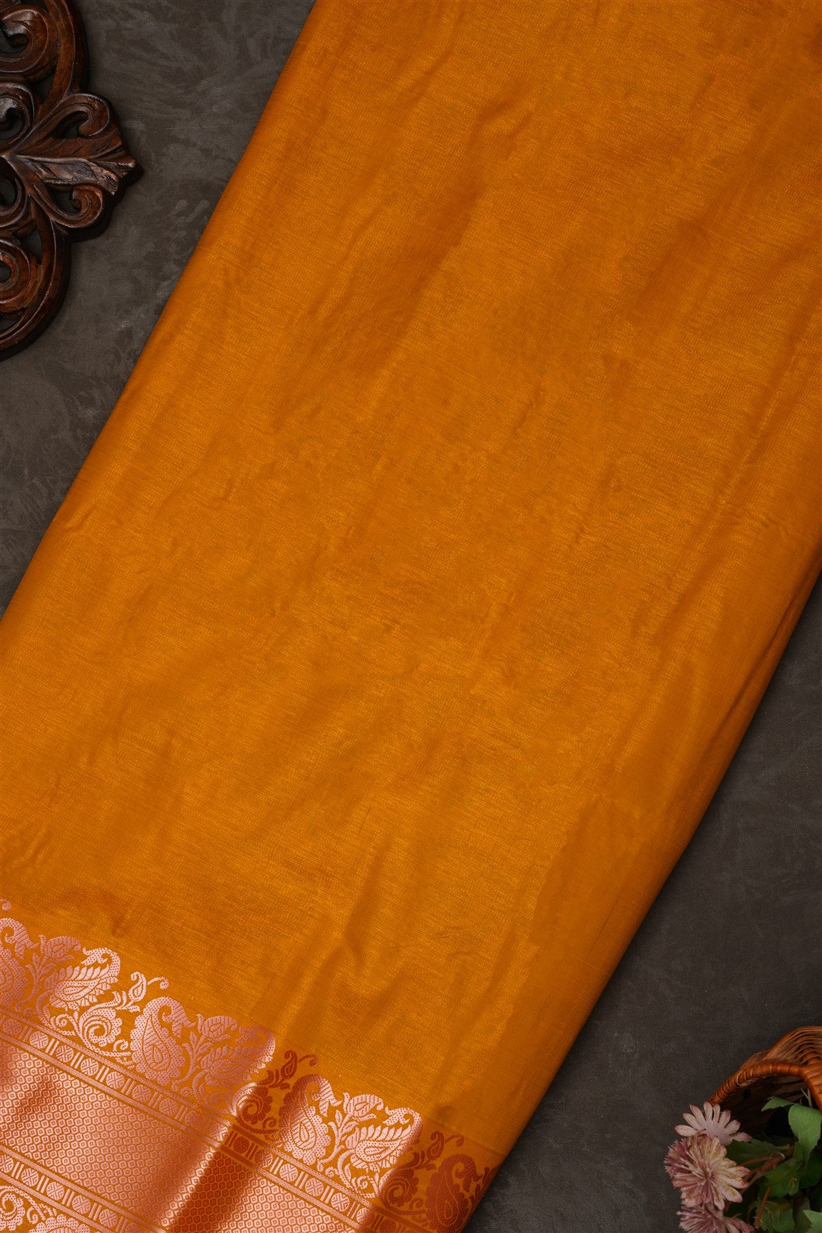 Mou Banaras Silk Purple Saree