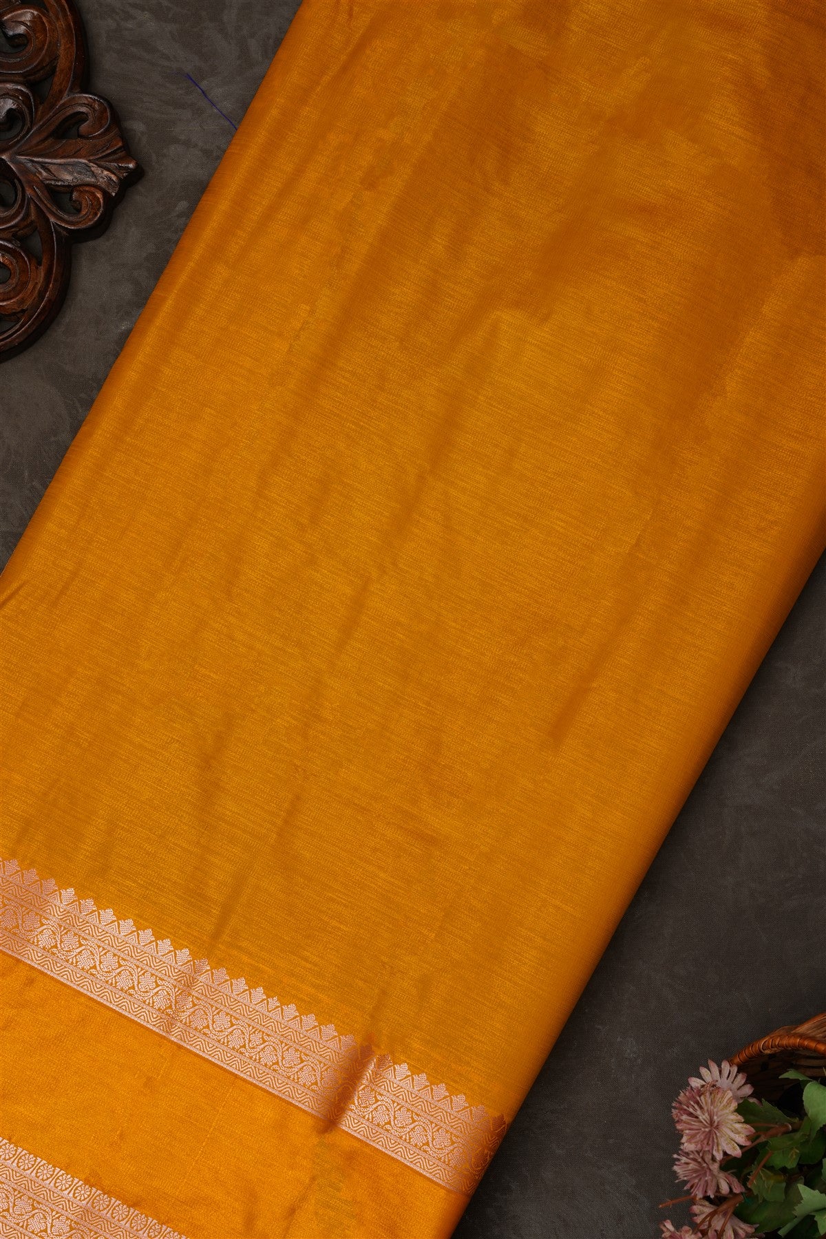 Mou Banaras Silk Purple Saree