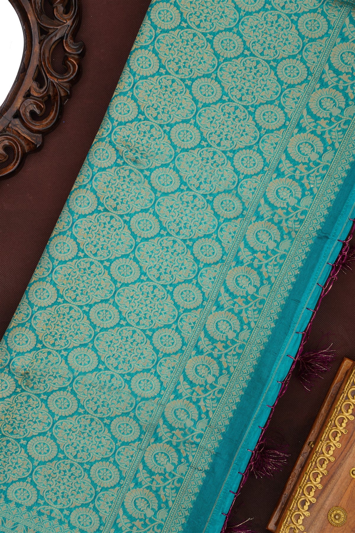 Banarasi Silk Purple Saree