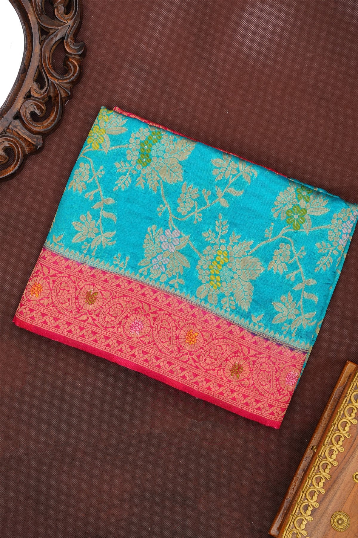 Banarasi Silk Blue Saree