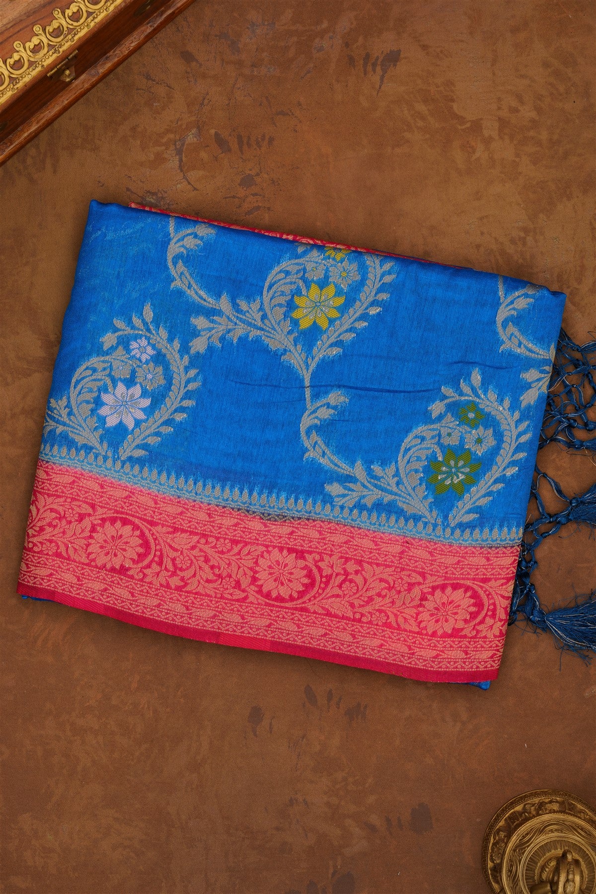 Banarasi Silk Blue Saree
