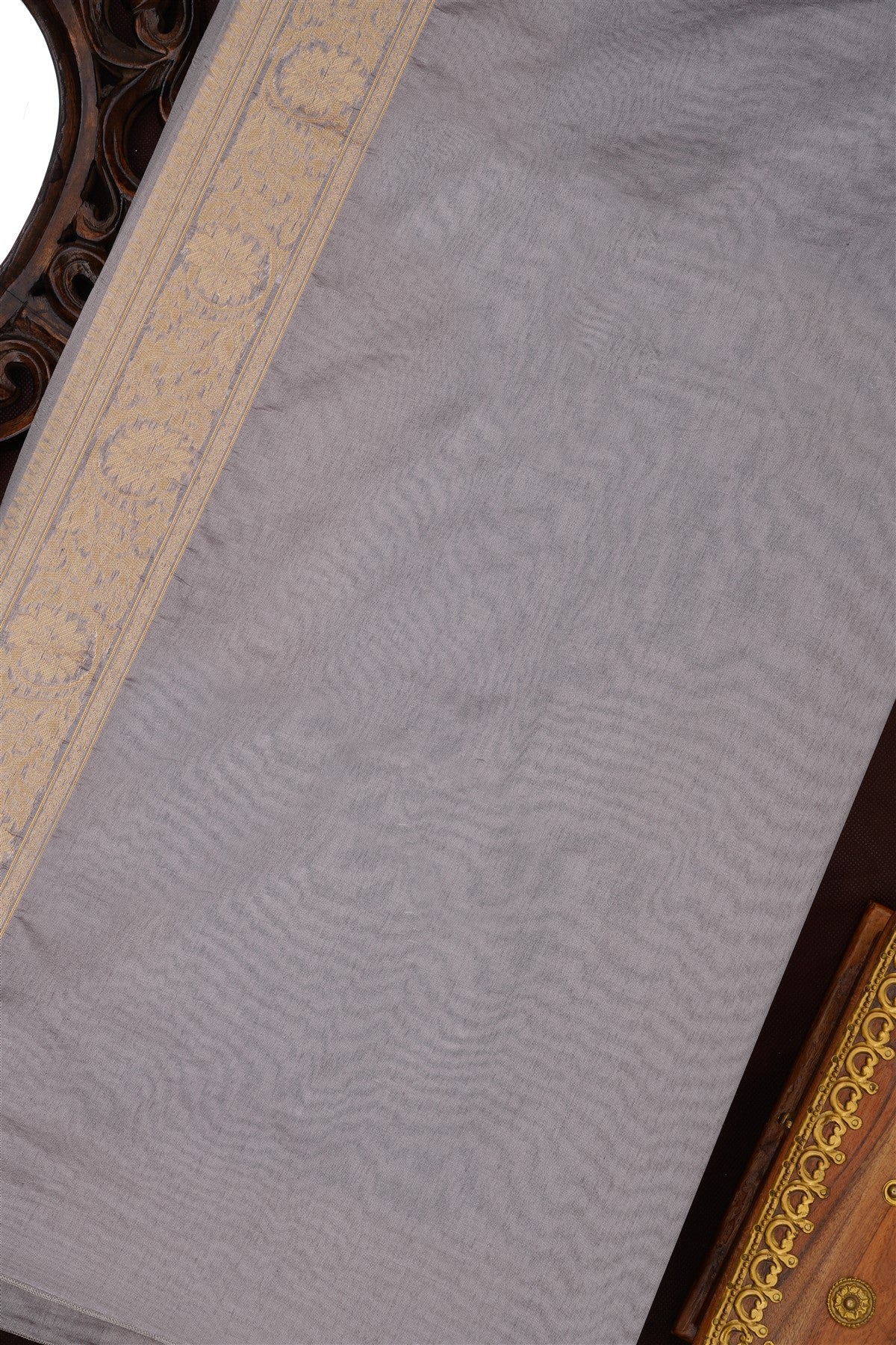 Banarasi Silk Dark Blue Saree