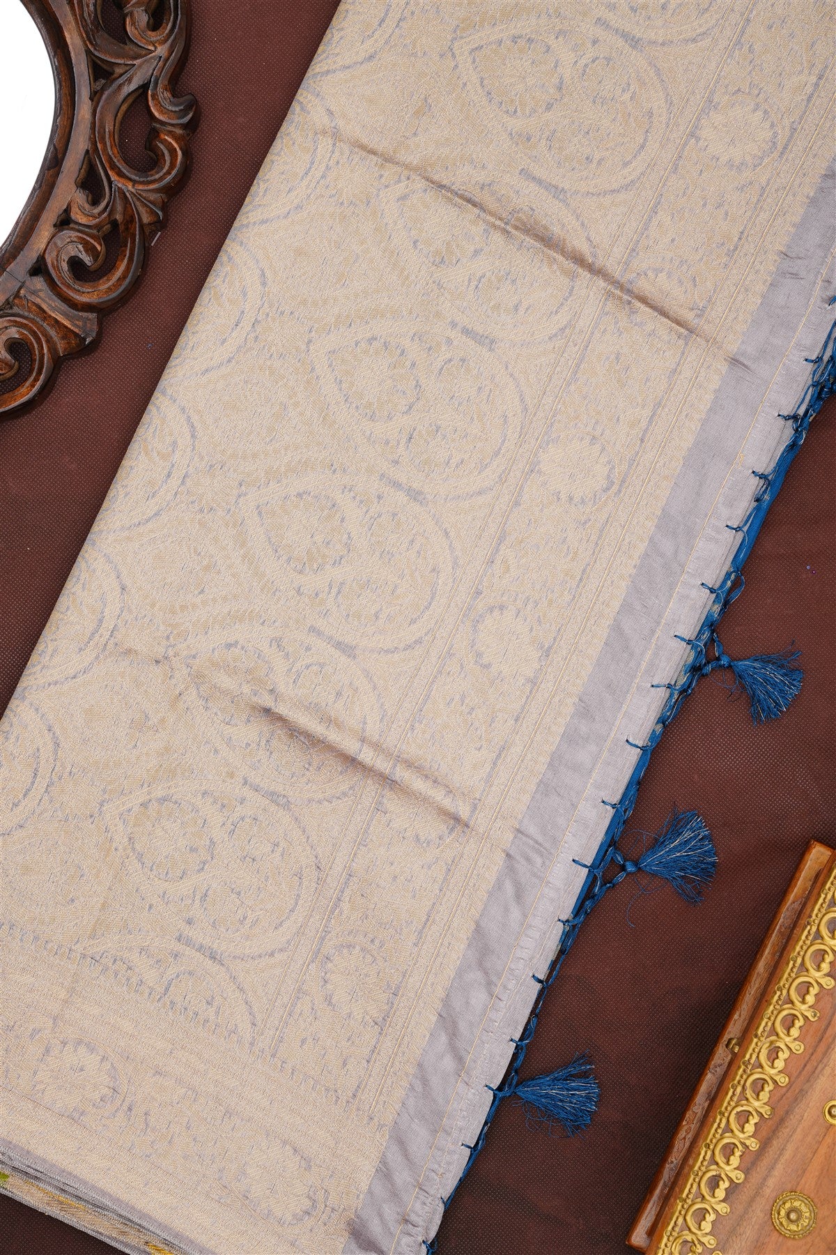 Banarasi Silk Dark Blue Saree