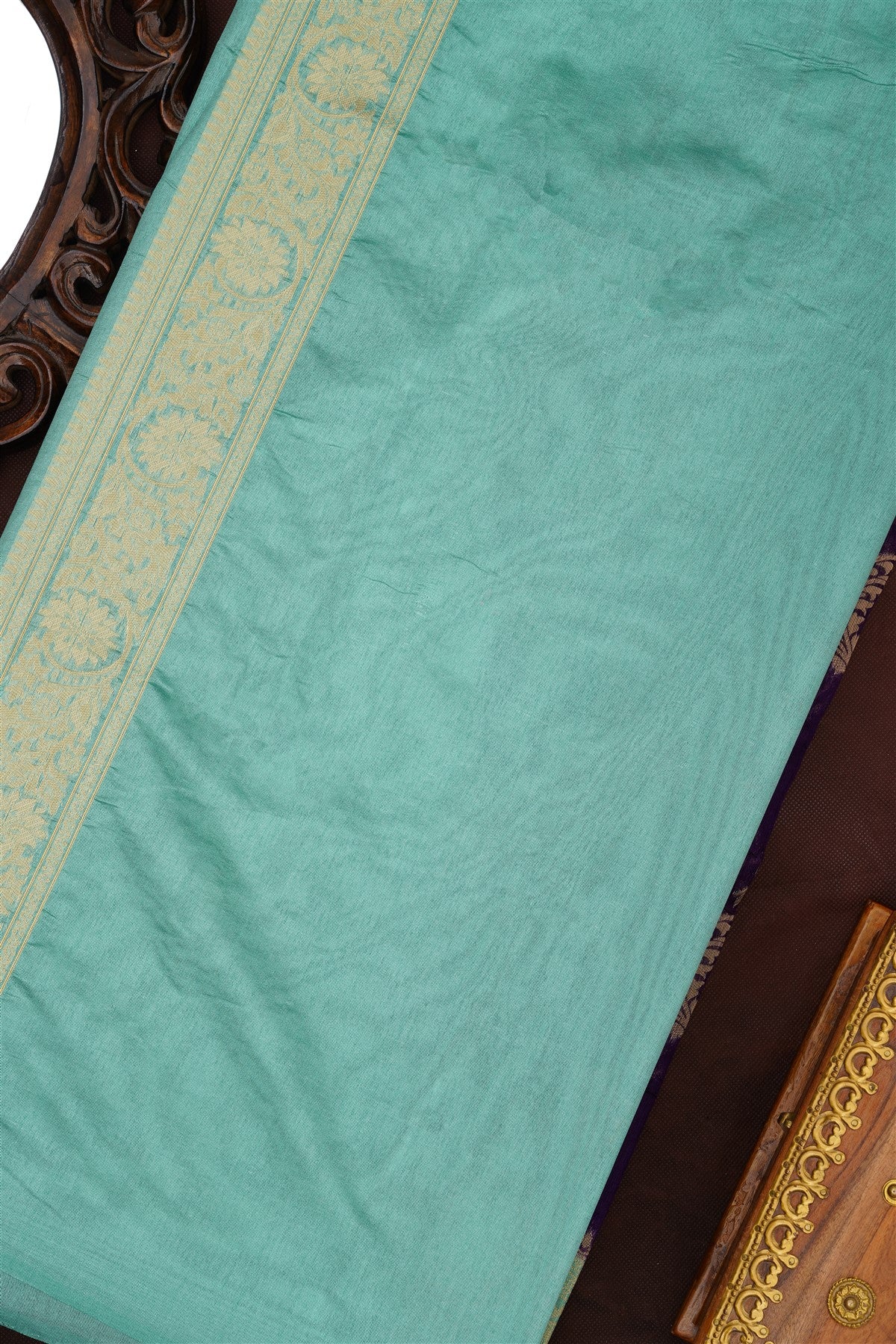 Banarasi Silk Violet Saree