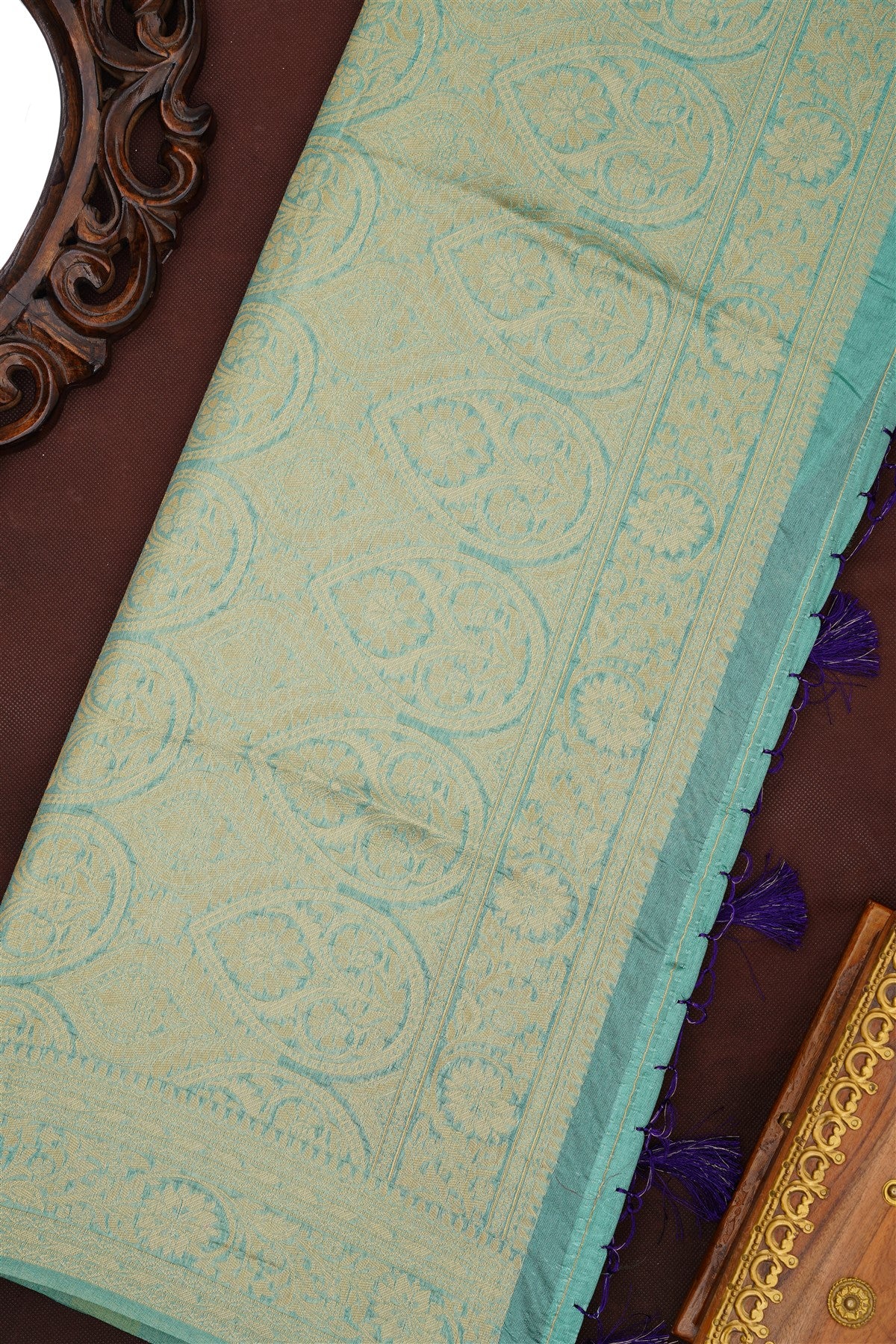 Banarasi Silk Violet Saree