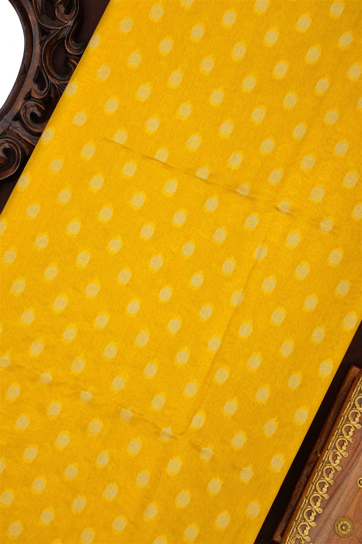 Banarasi Silk Yellow Saree