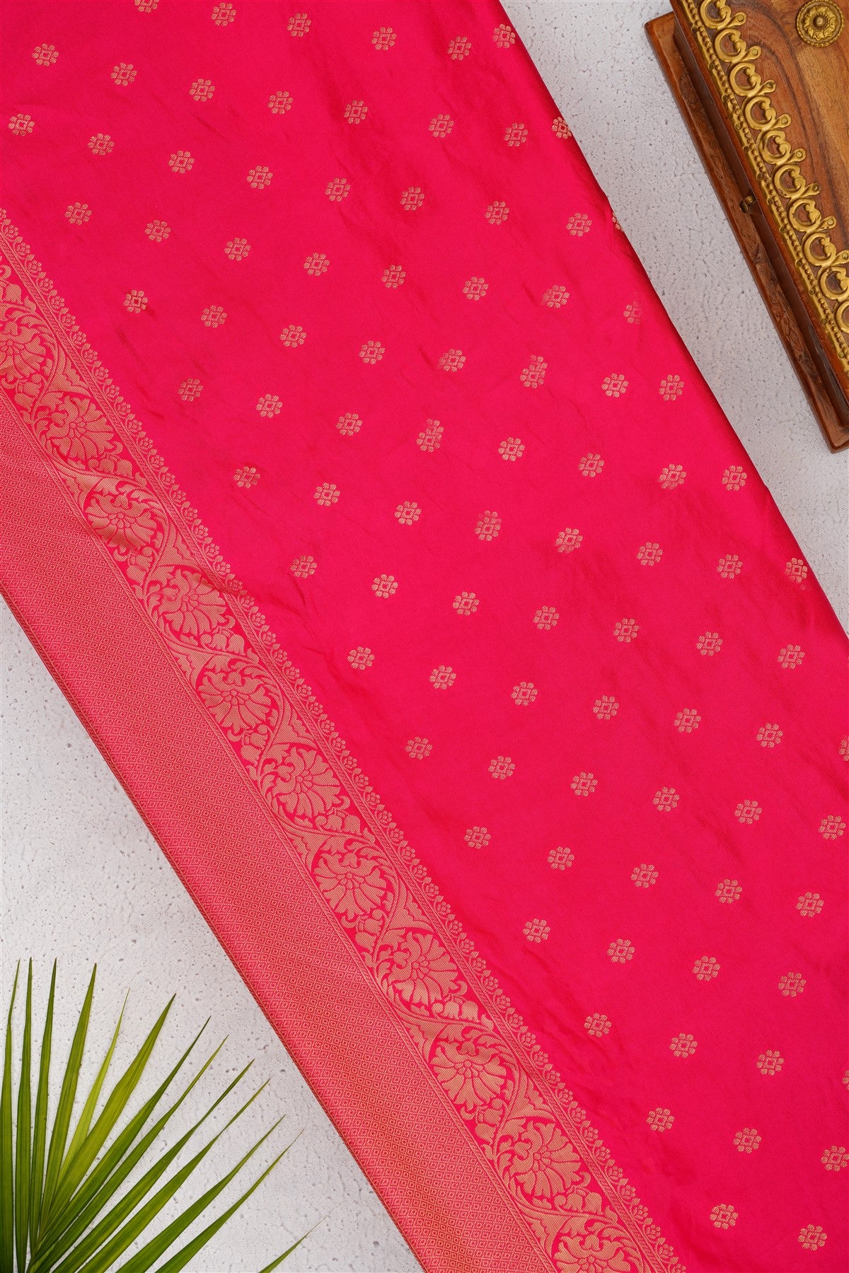 Banarasi Mashru Navy Blue Saree