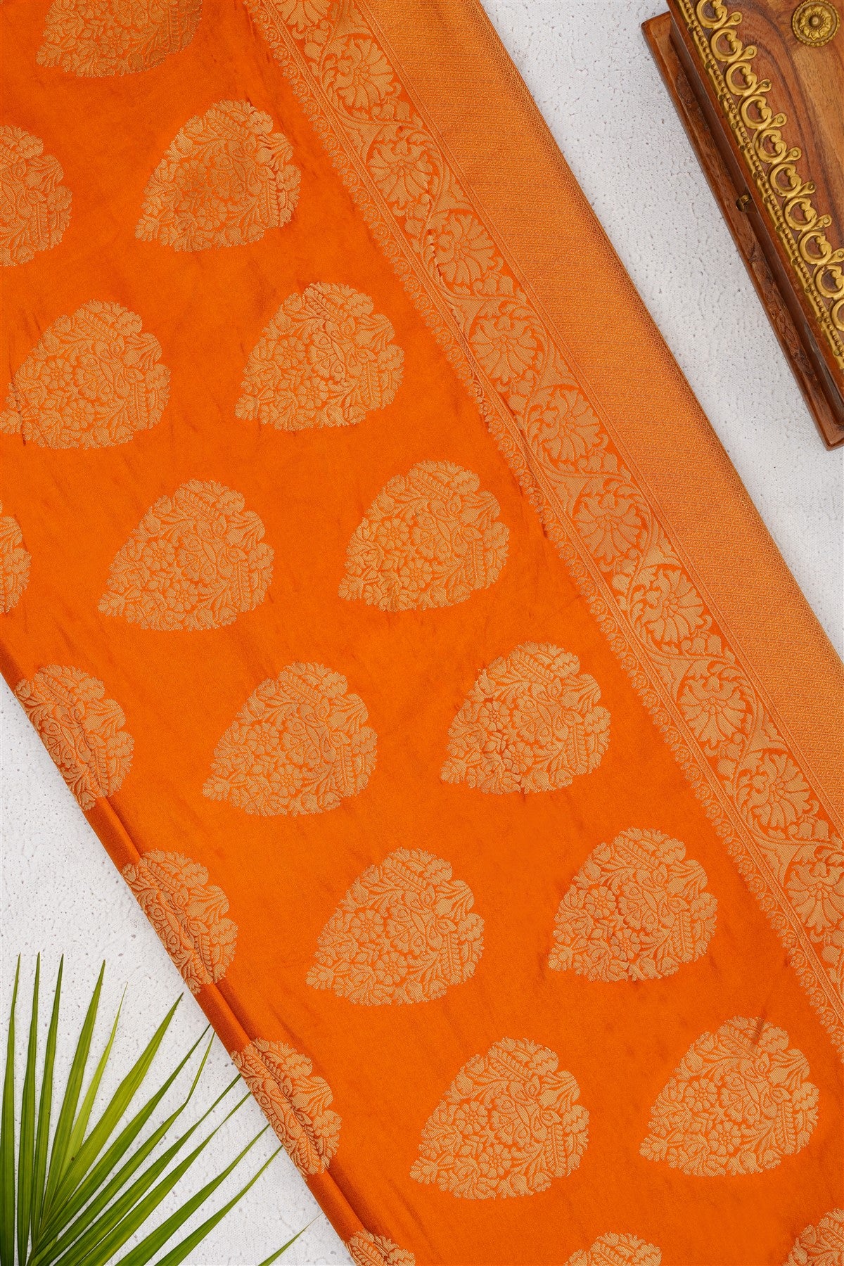 Banarasi Mashru Violet Saree