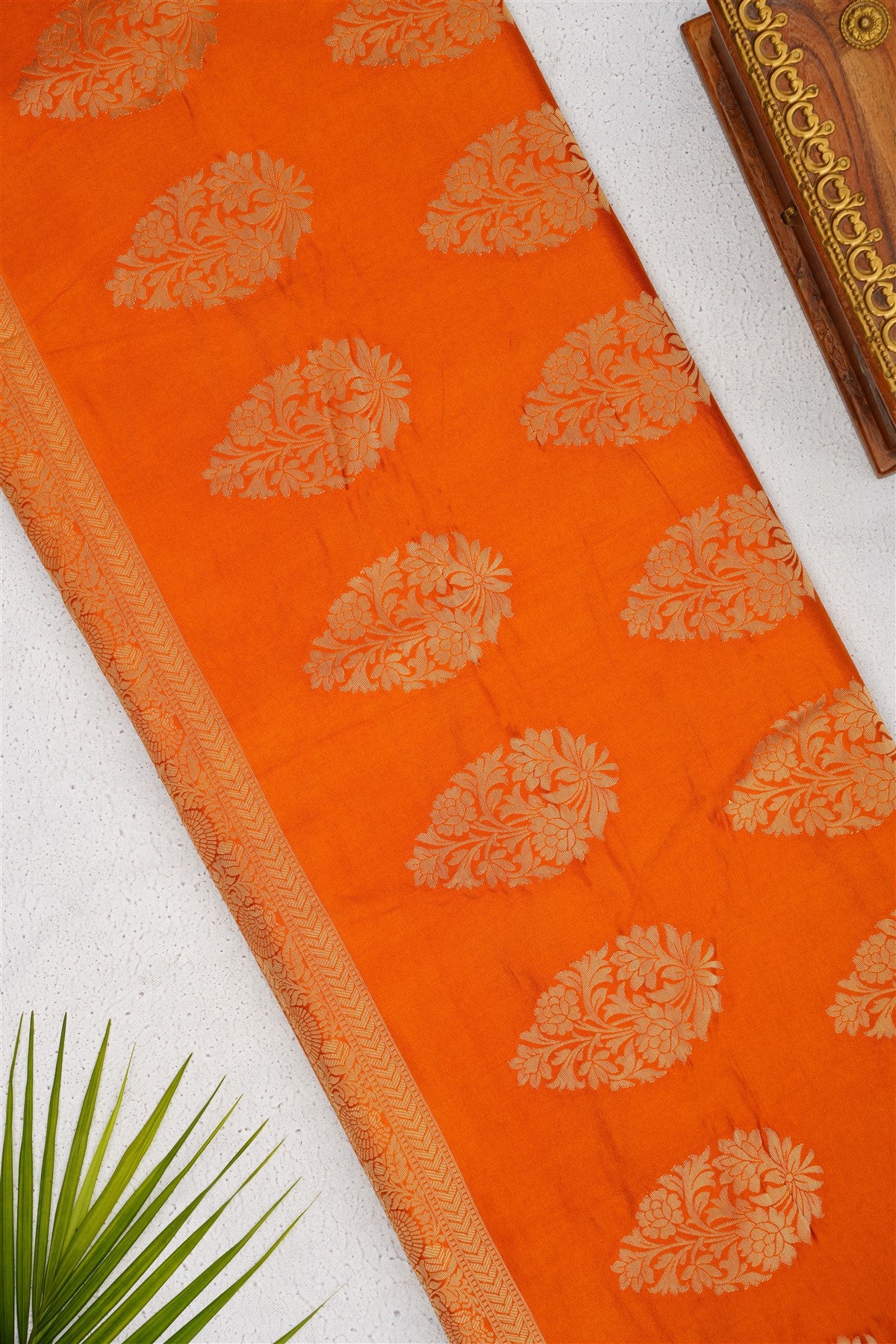 Banarasi Mashru Violet Saree