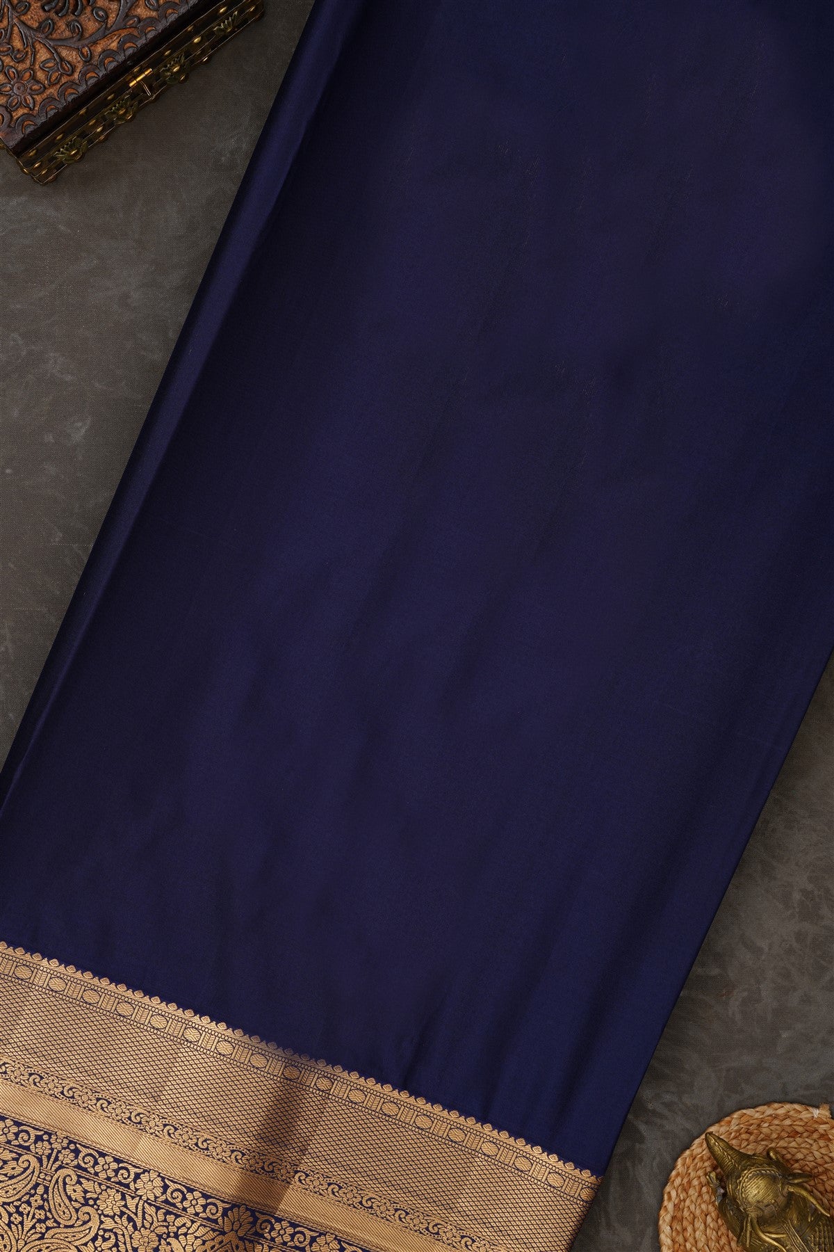 Semi Kanchipuram Silk Blend Pink Saree