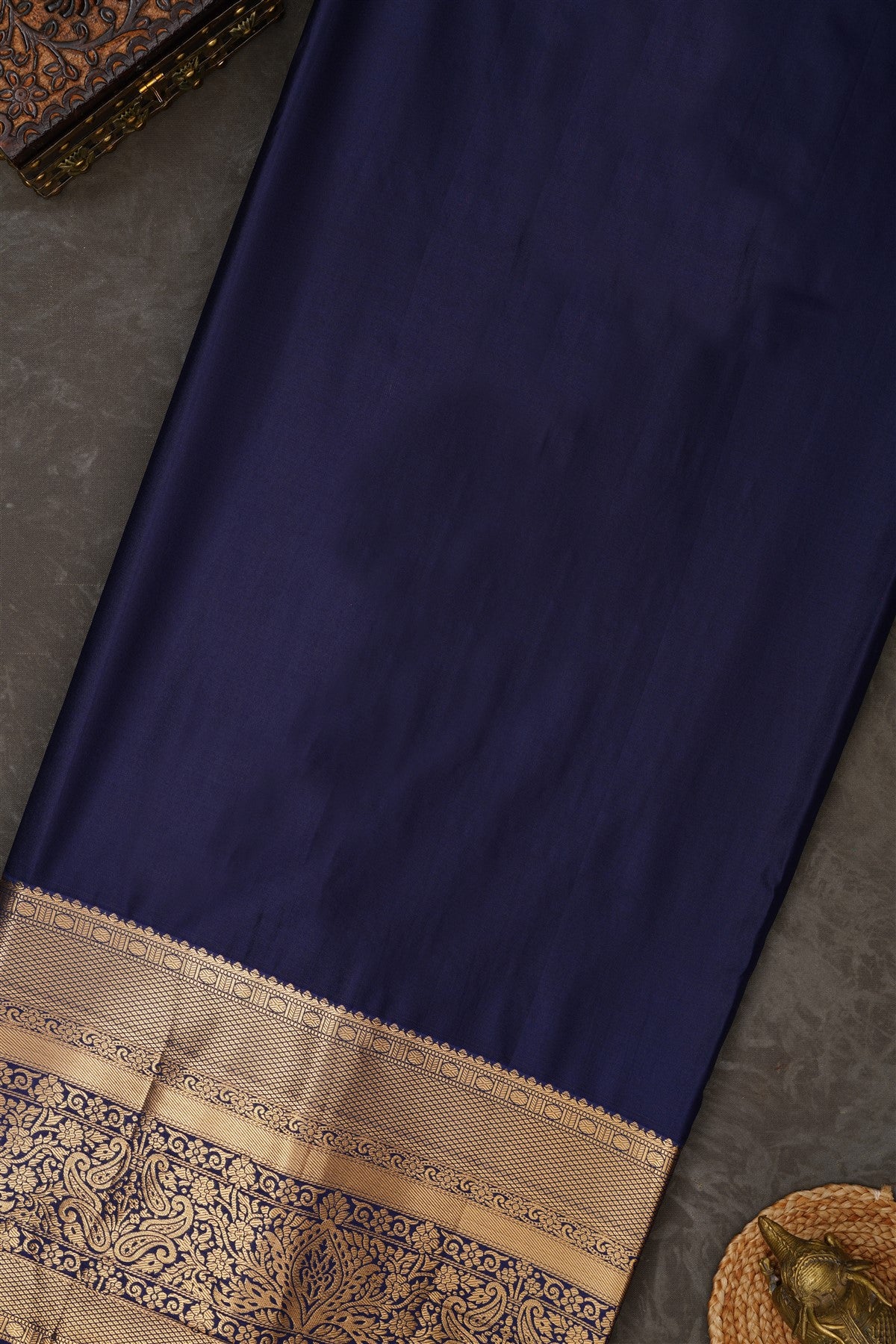 Semi Kanchipuram Silk Blend Pink Saree
