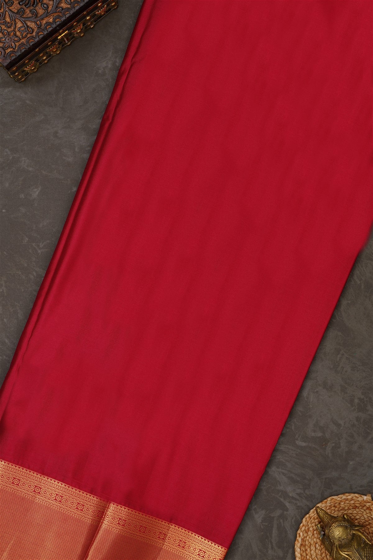 Semi Kanchipuram Silk Blend Baby Pink Saree