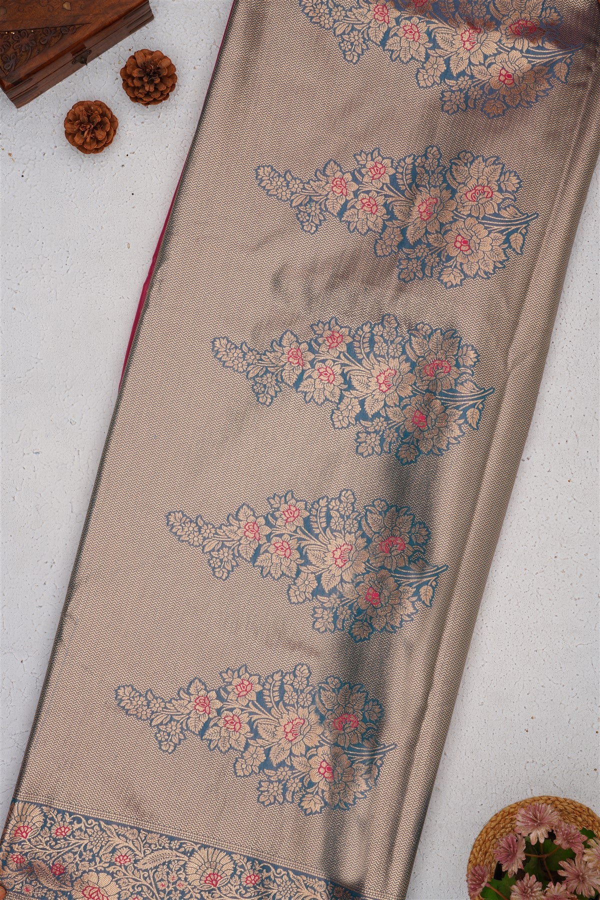Banarasi Soft Satin Light Purple Saree