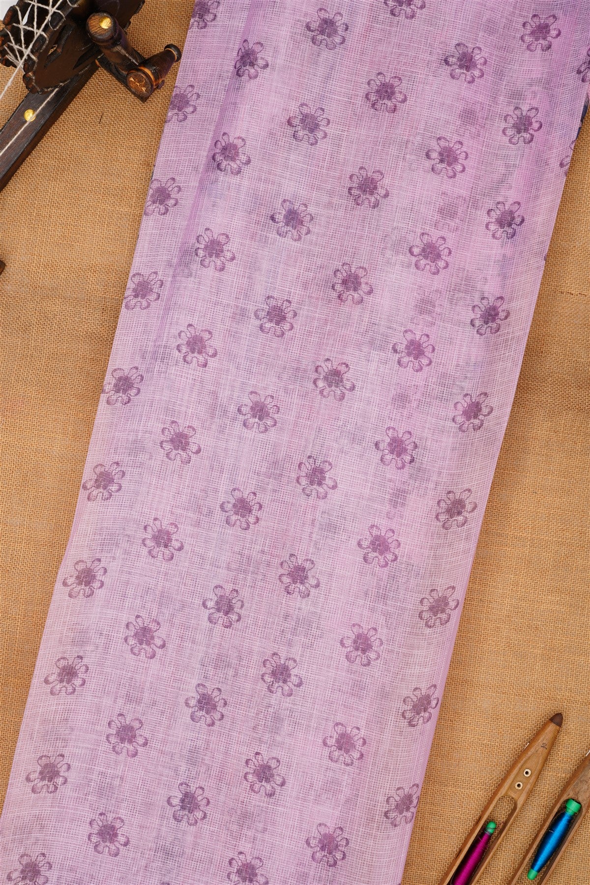 Fancy Kota Light Pink Saree