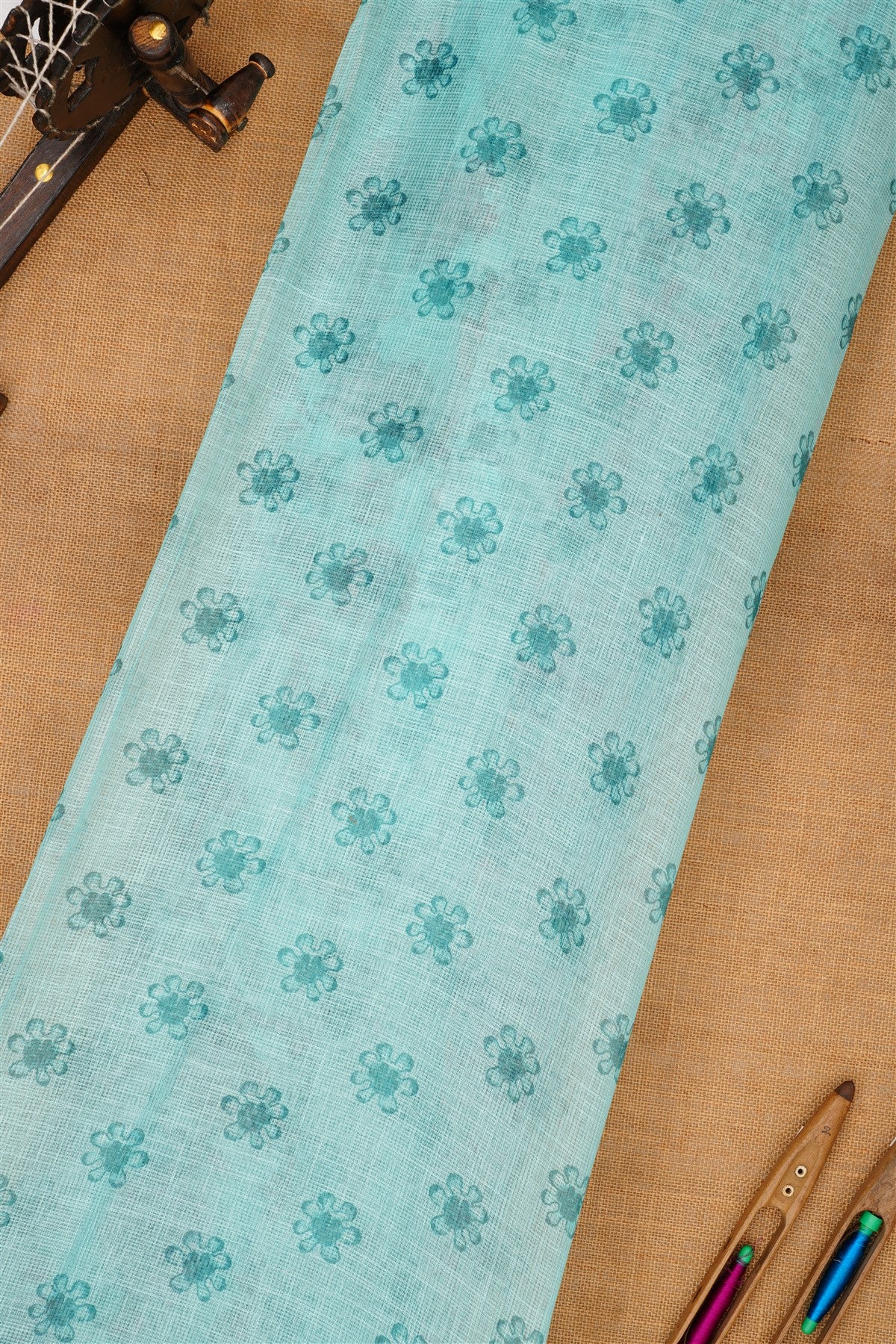 Fancy Kota Light Sea Green Saree