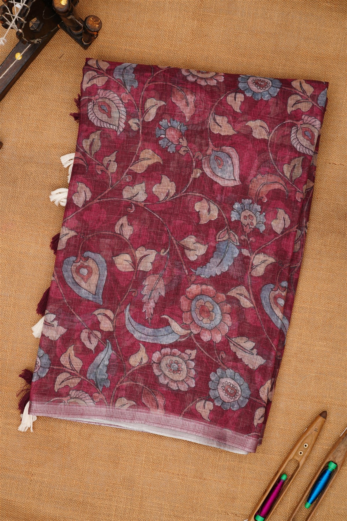 Fancy Kota Purple Saree