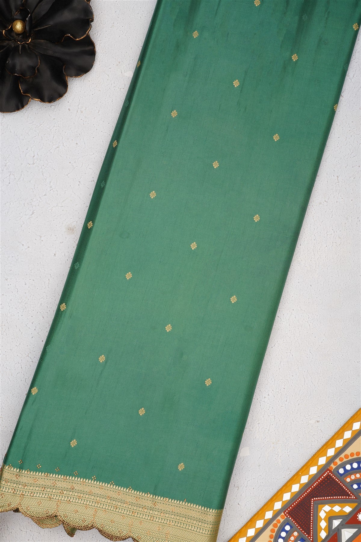 Banarasi Mashru Dark Purple Saree