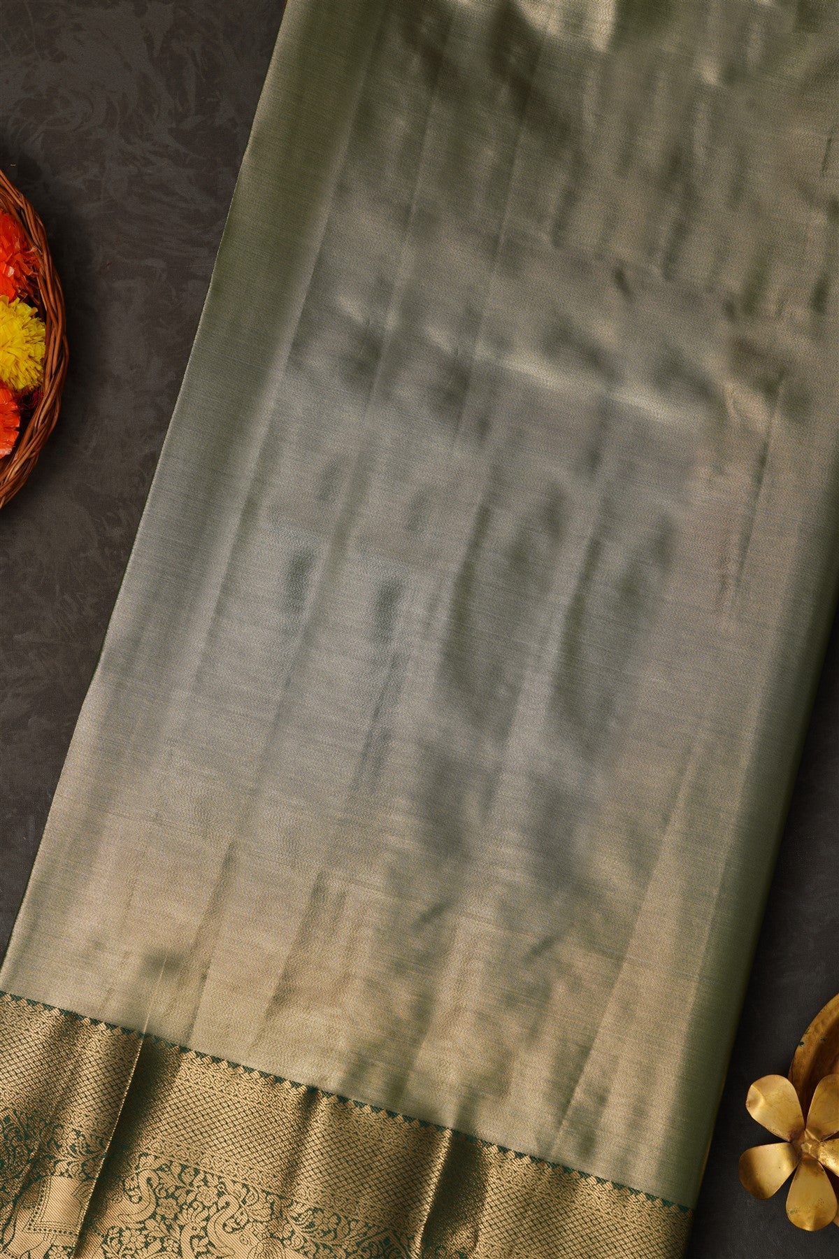 Semi Pattu Silk Blend Onion Pink Saree