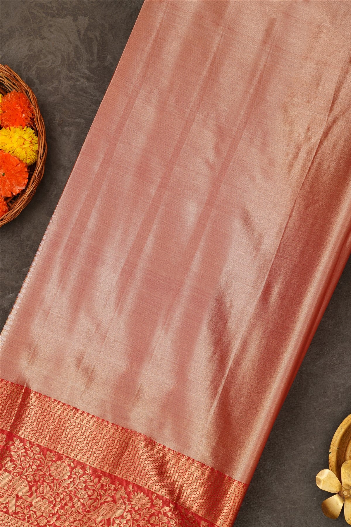 Semi Pattu Silk Blend Lavander Saree