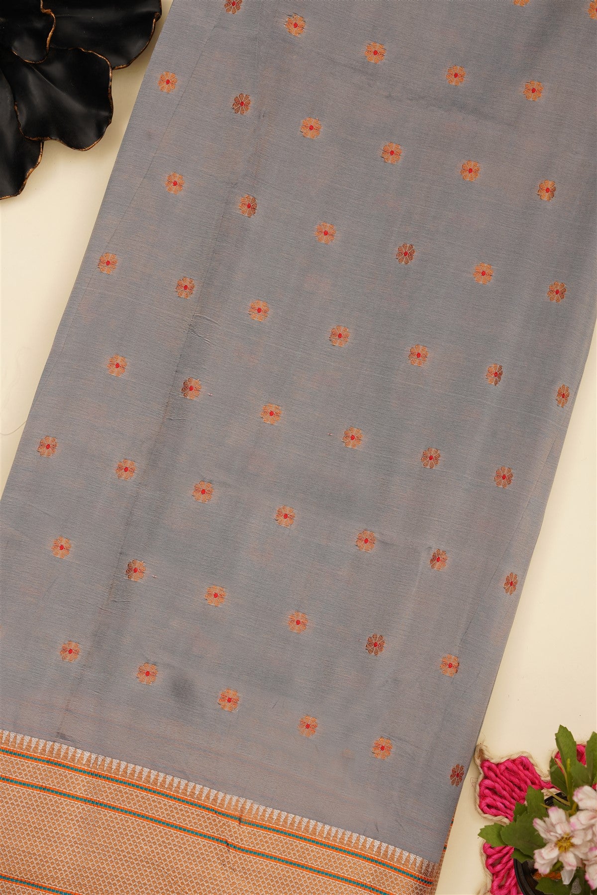Narayanapet Soft Silk Dark Green Saree
