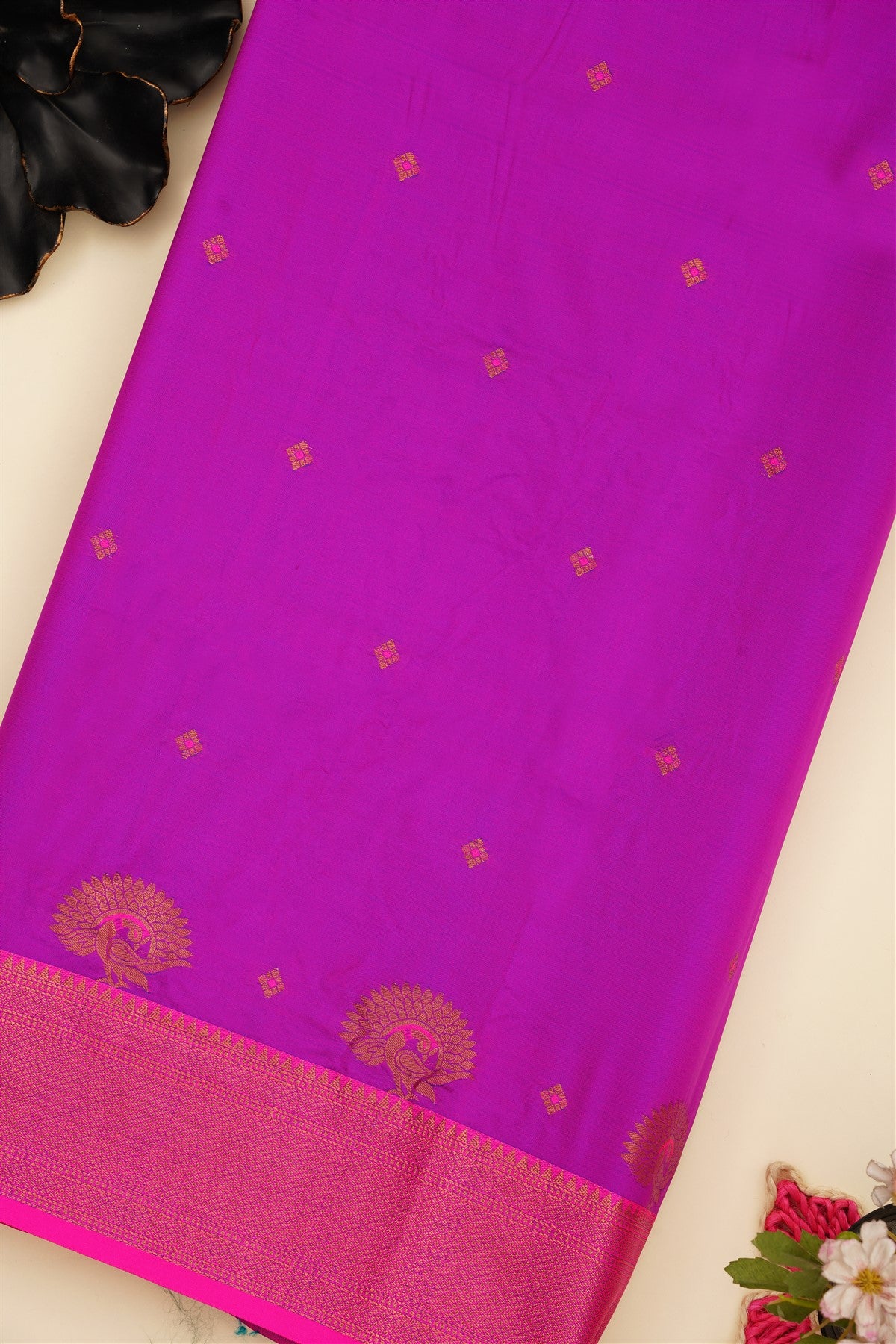 Narayanapet Soft Silk Blue Saree