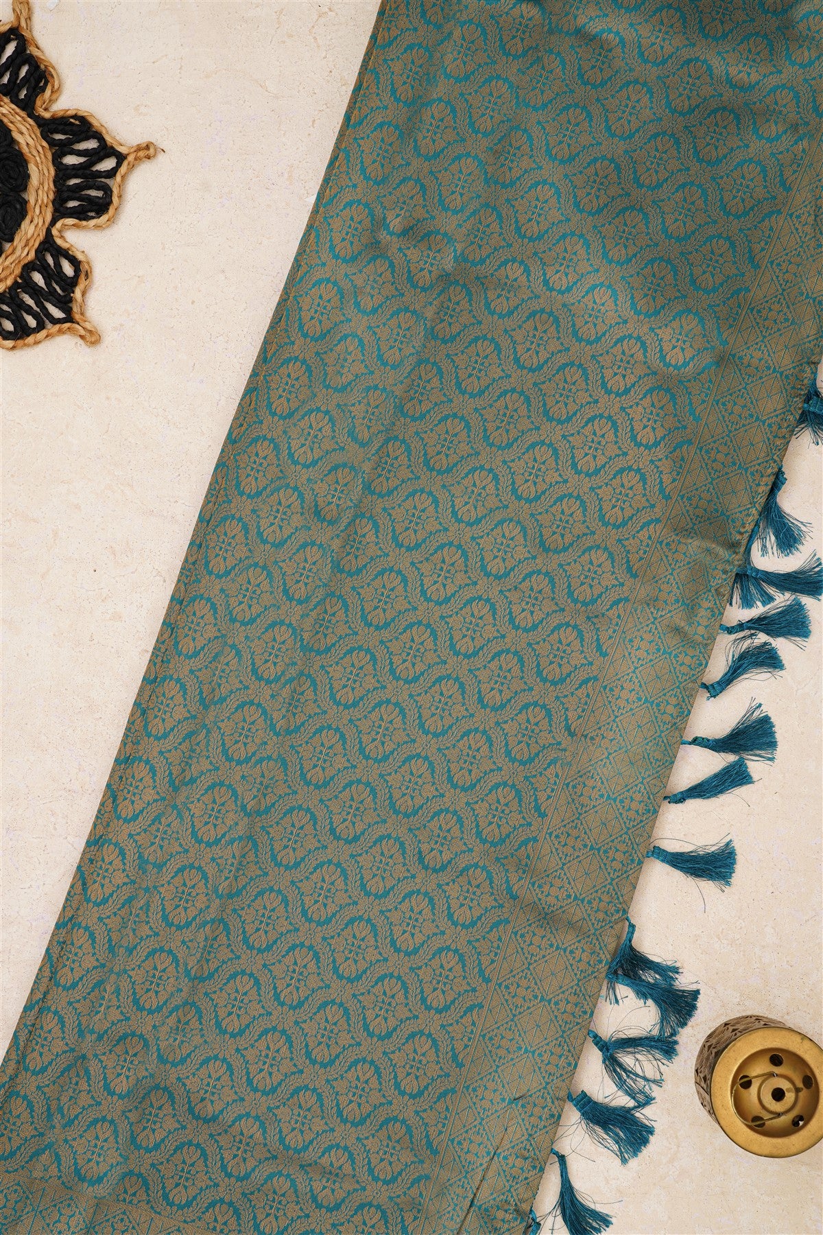 Ikat Silk Pink Saree