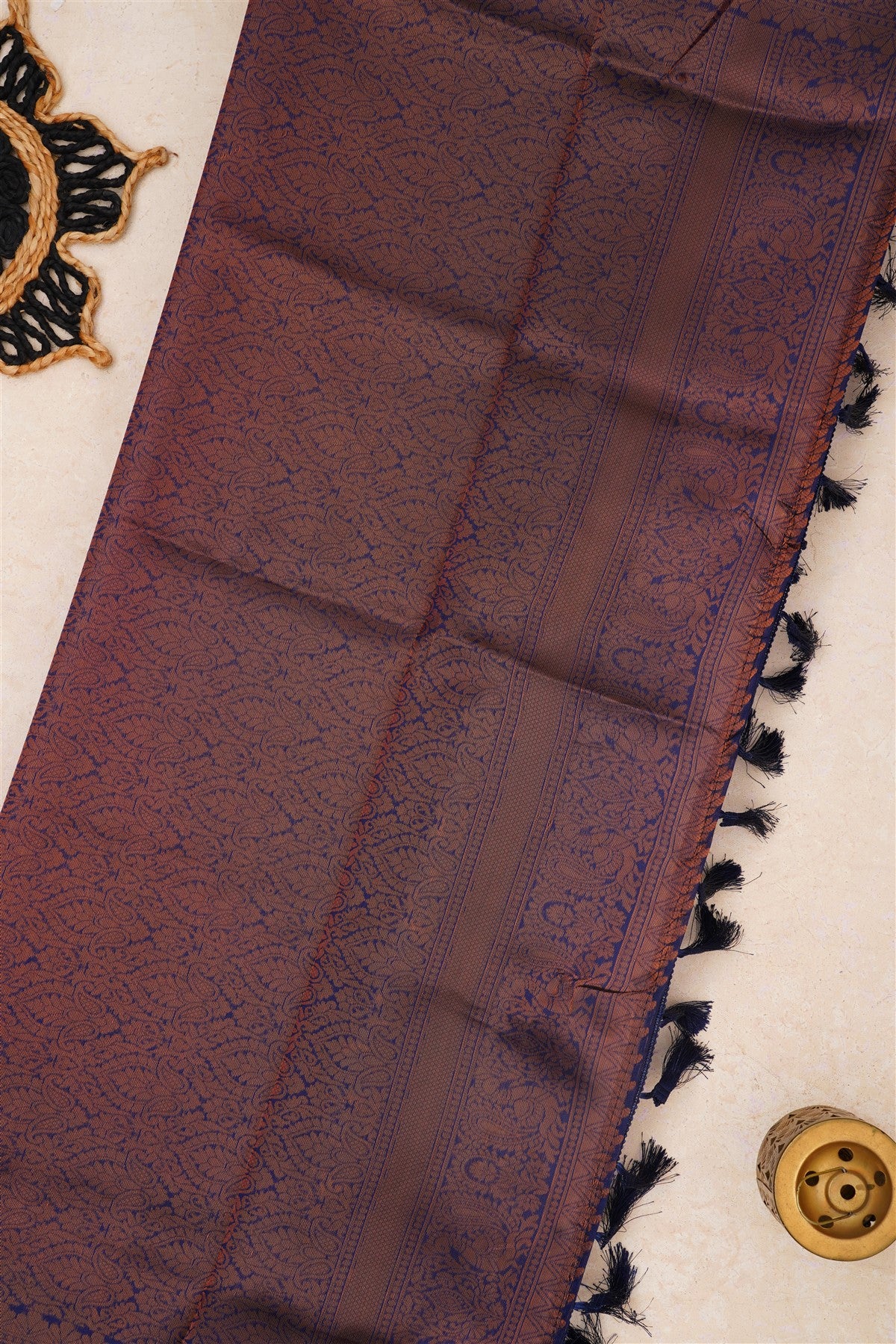 Fancy Madhurai Silk Teal Saree
