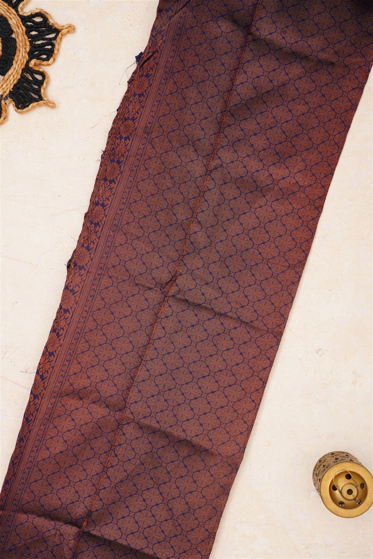 Fancy Madhurai Silk Dark Pink Saree