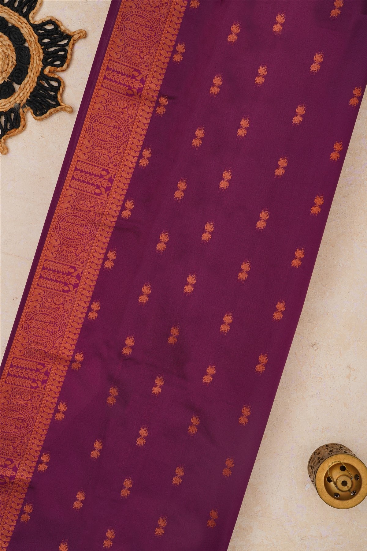 Ikat Silk Sky Blue Saree
