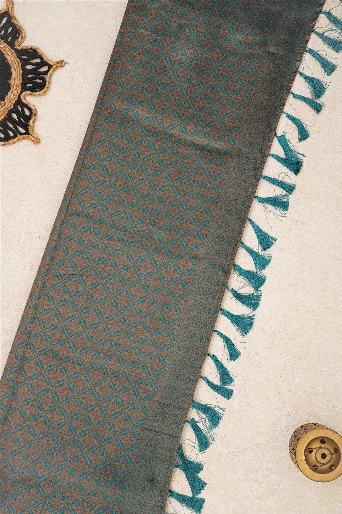 Ikat Silk Deep Pink Saree