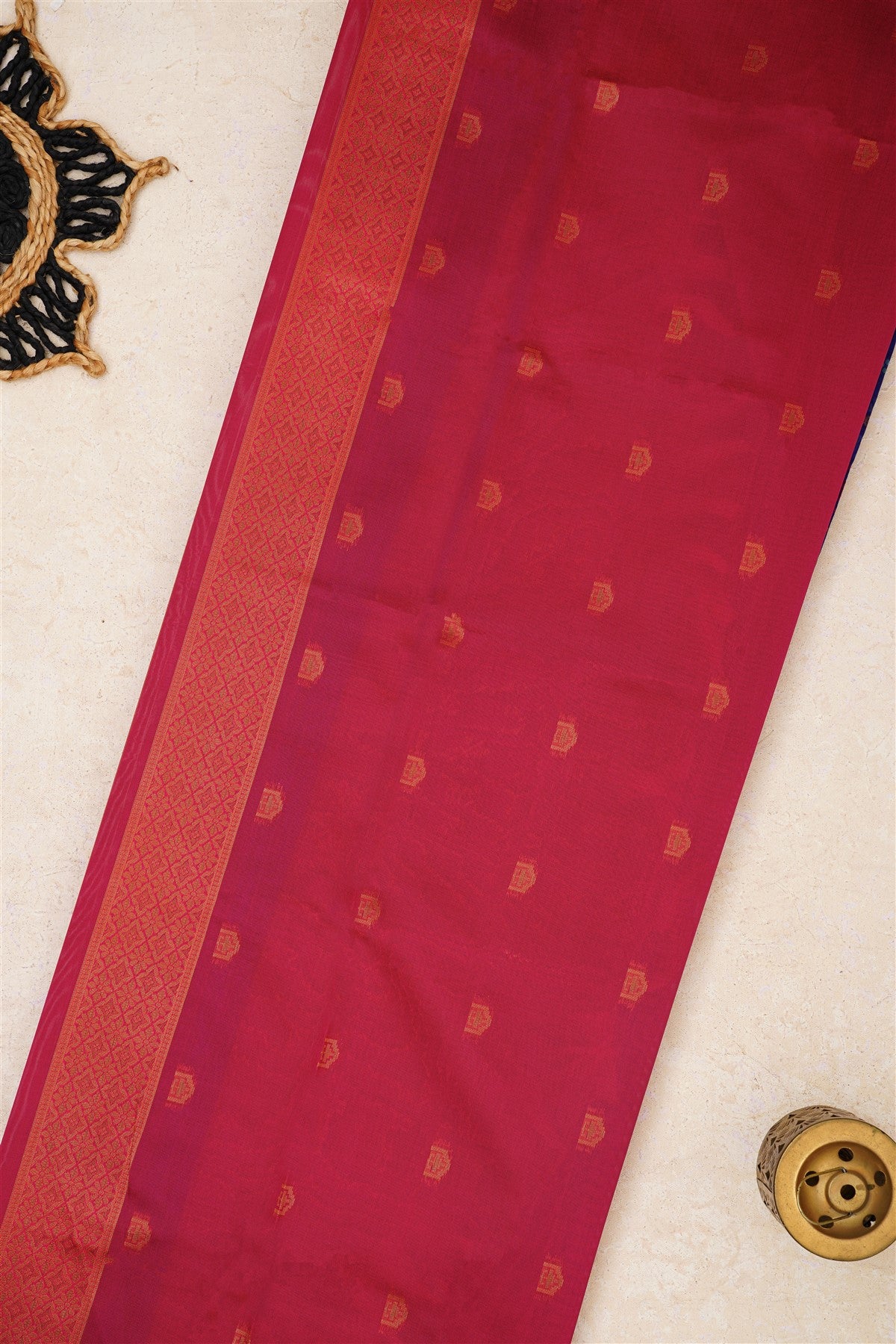 Ikat Silk Royal Blue Saree