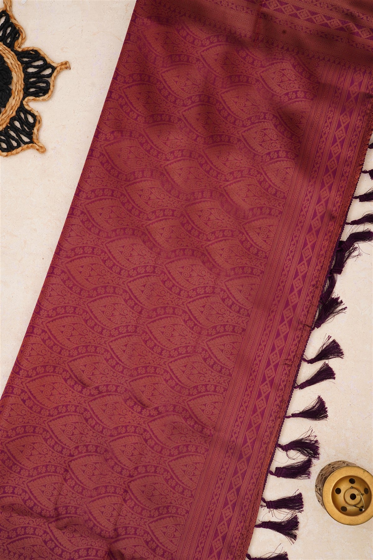 Fancy Madhurai Silk Light Pink Saree