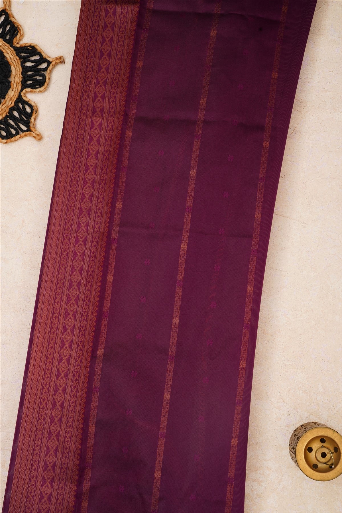 Fancy Madhurai Silk Light Pink Saree