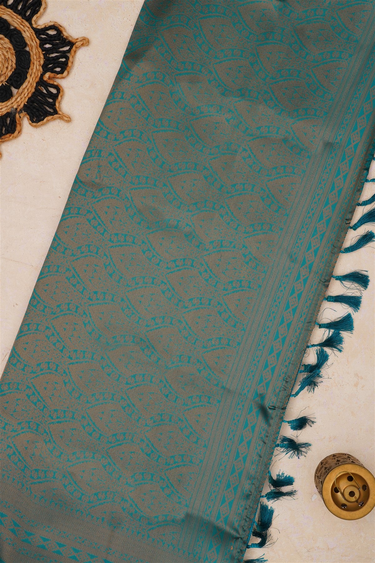 Fancy Madhurai Silk Lime Green Saree