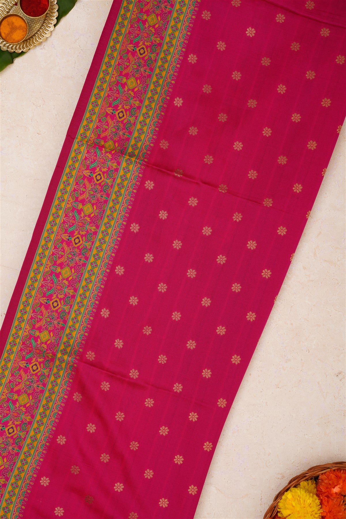 Pashmina Silk Dark Blue Saree