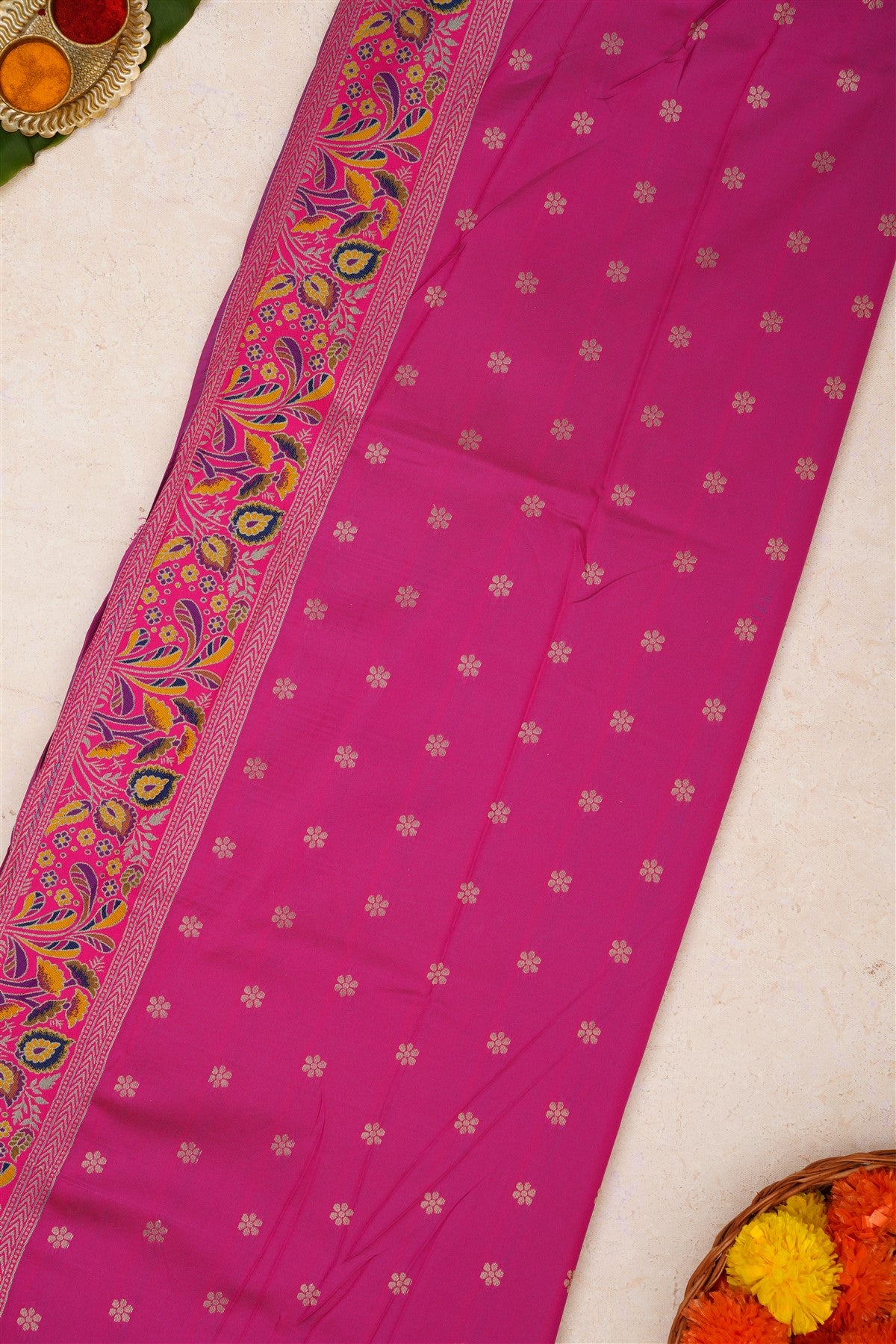 Pashmina Silk Teal Blue Saree