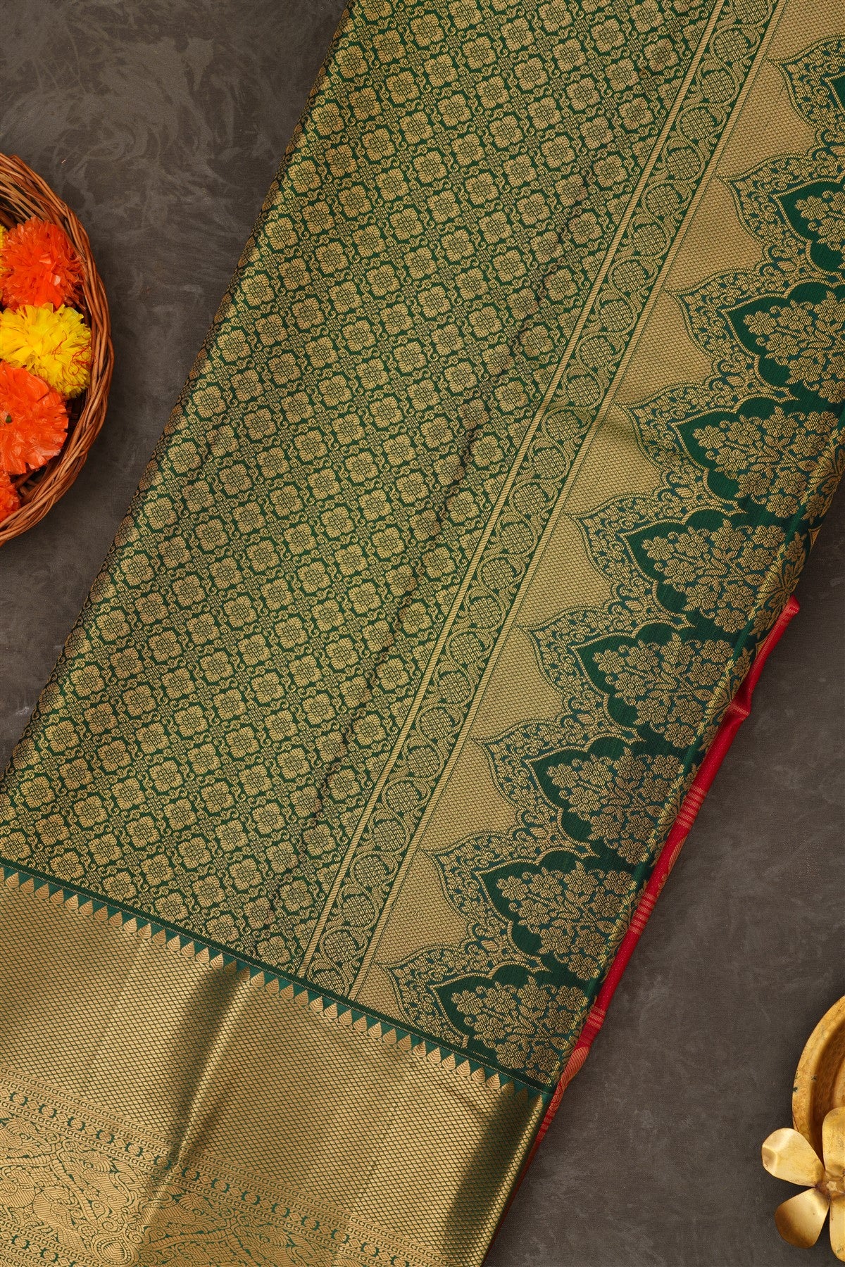Semi Pattu Silk Blend Pink Saree