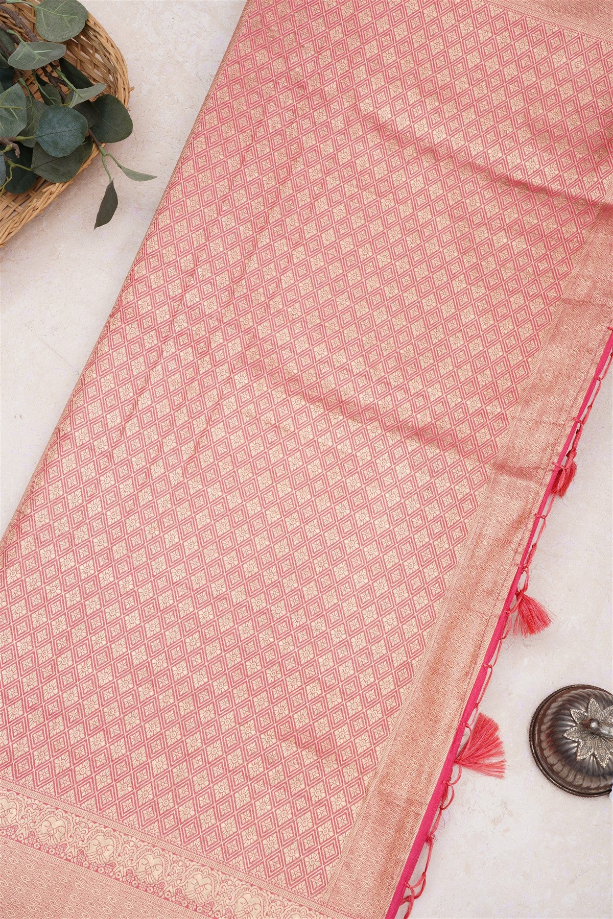 Banarasi Viscose Georgette Navy Blue Saree