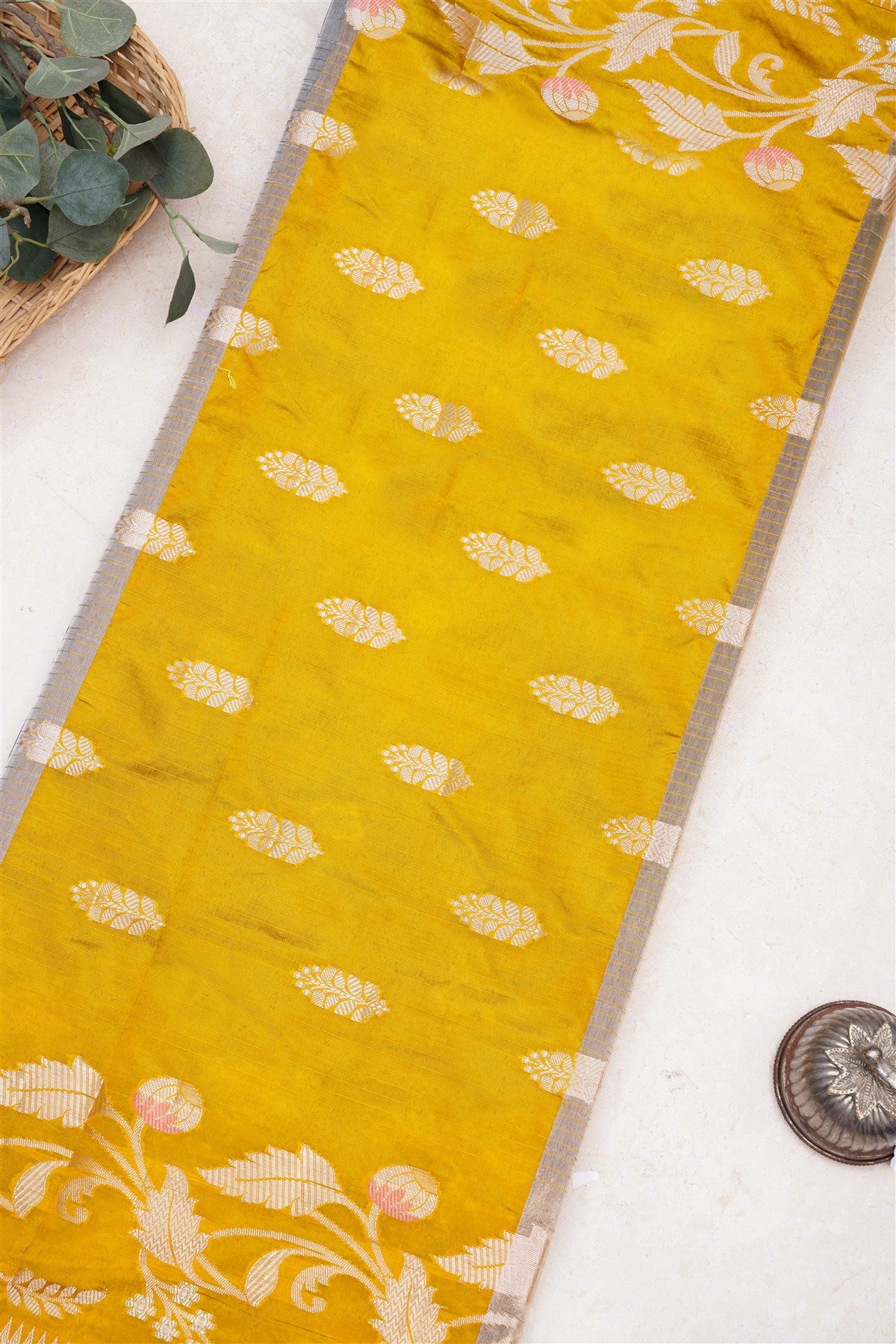 Banarasi Kathan Silk Dark Blue Saree