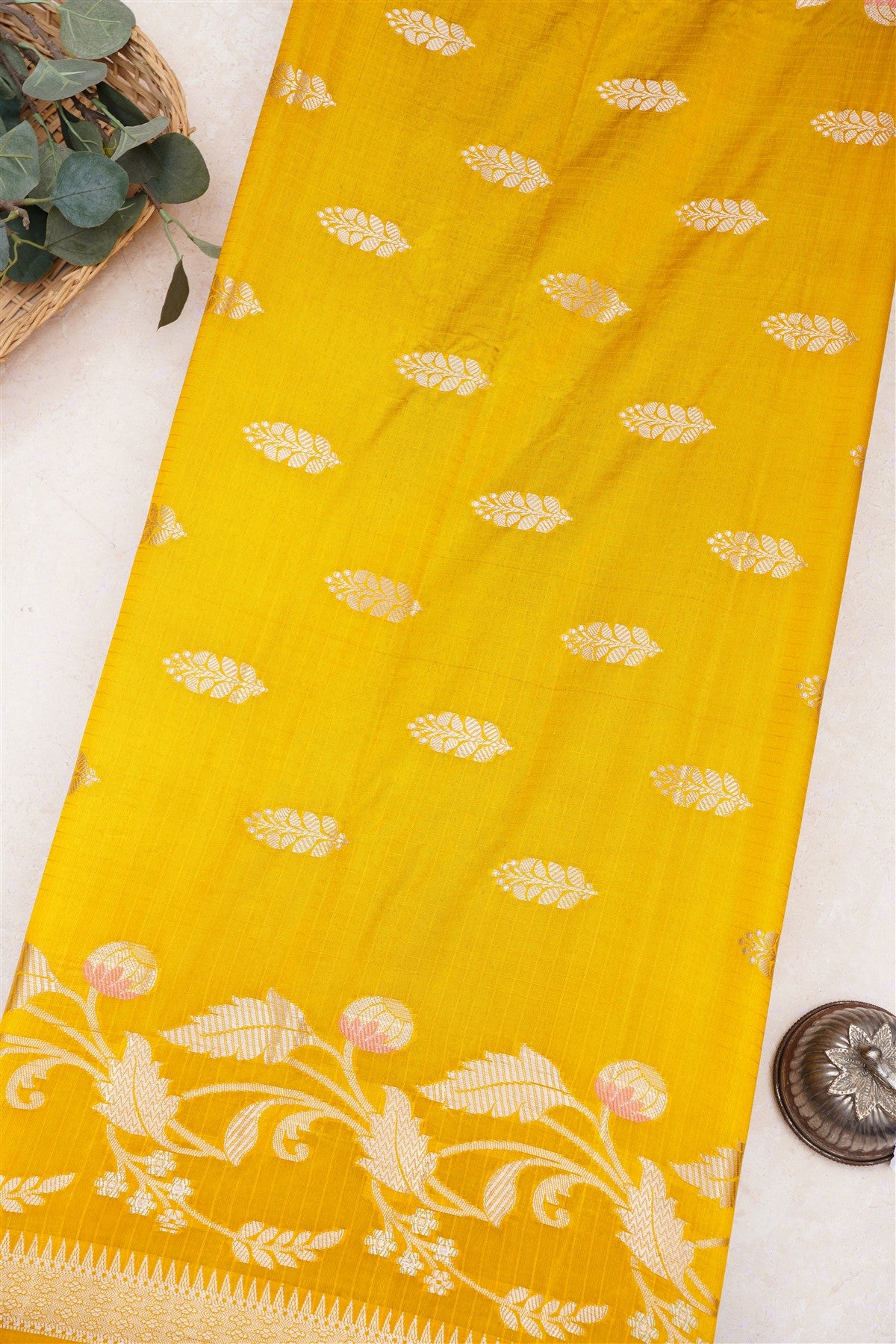 Banarasi Kathan Silk Dark Blue Saree