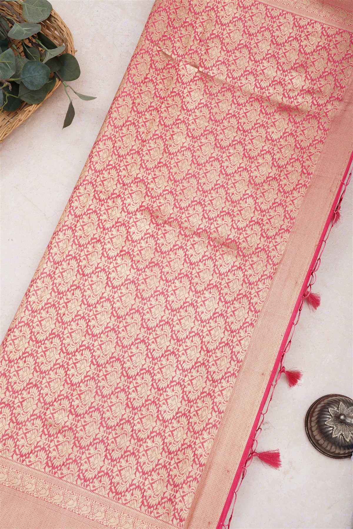 Banarasi Warm Silk Navy Blue Saree