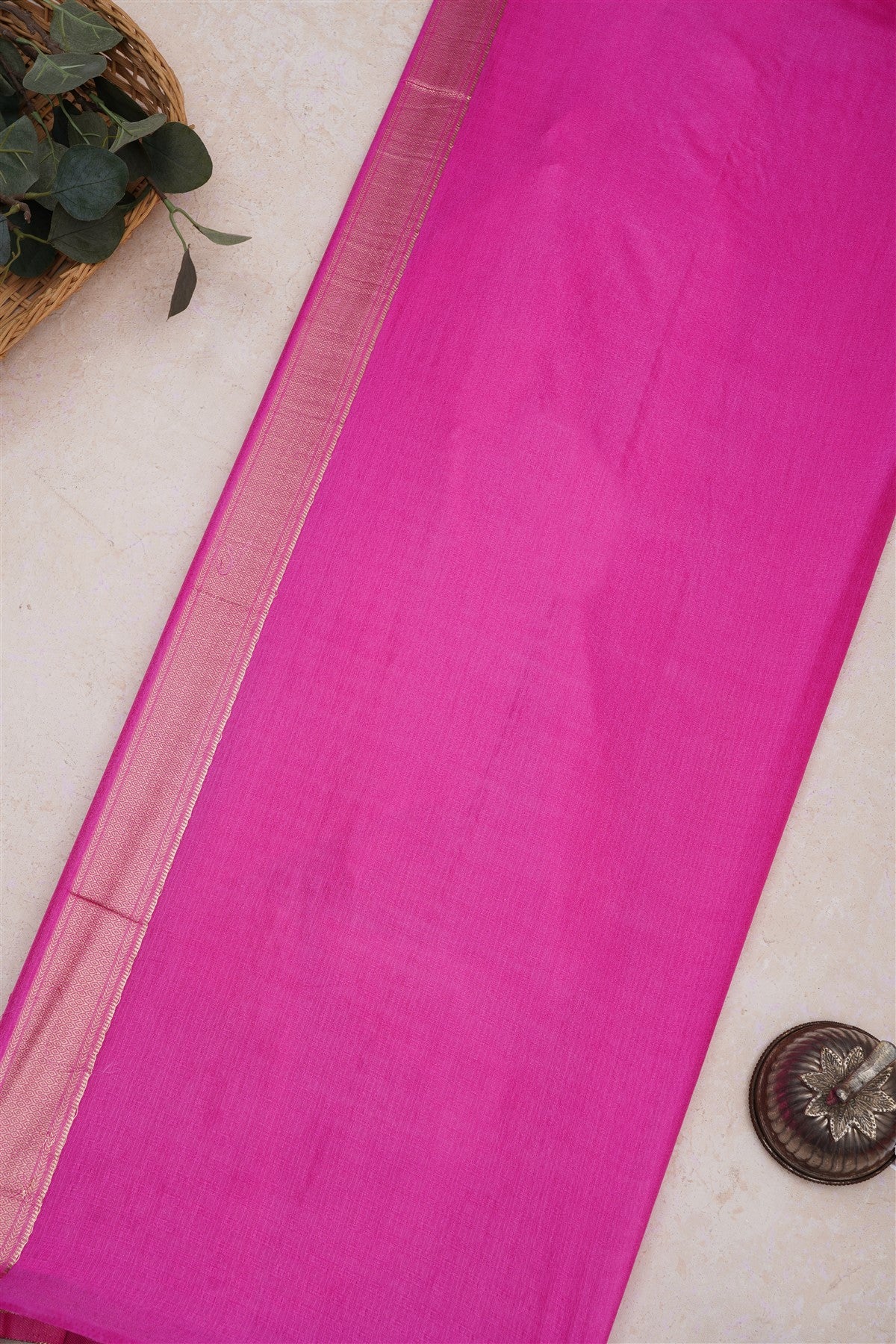 Banarasi Warm Silk Pink Saree
