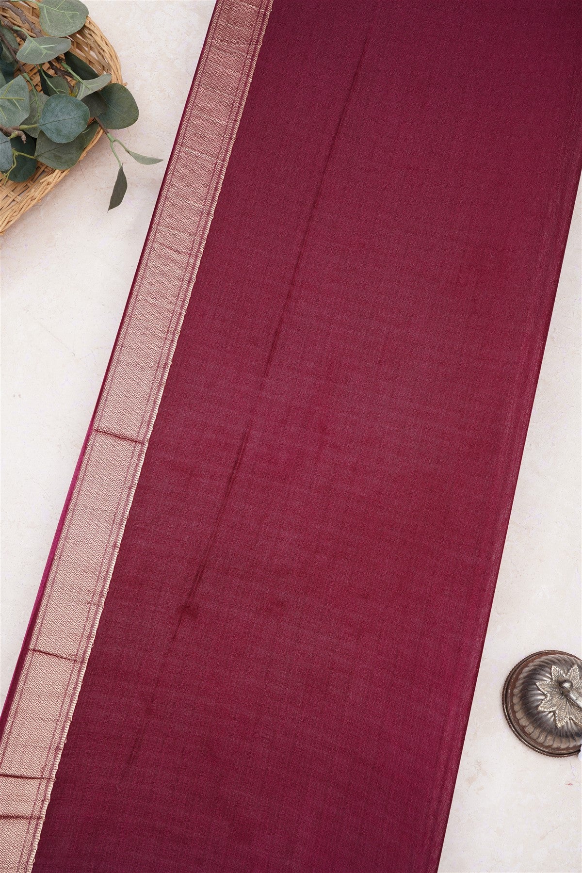 Banarasi Warm Silk Purple Saree