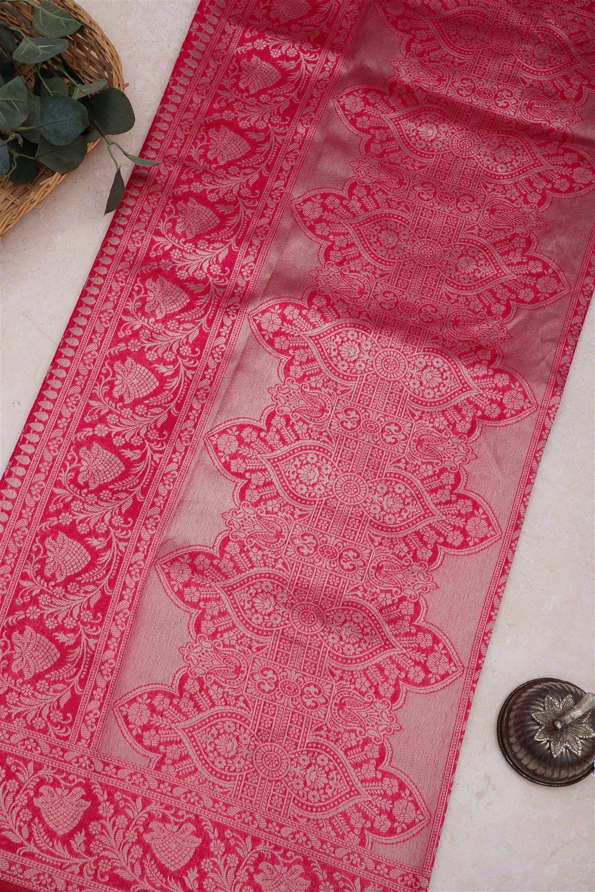 Banarasi Silk Pink Saree