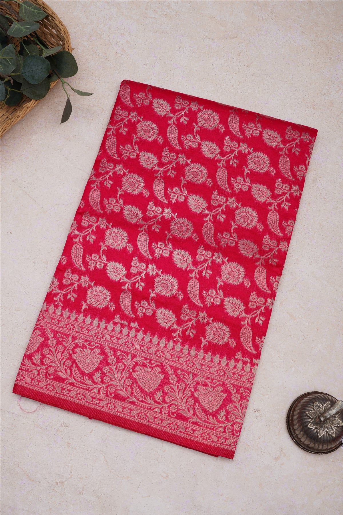 Banarasi Silk Pink Saree