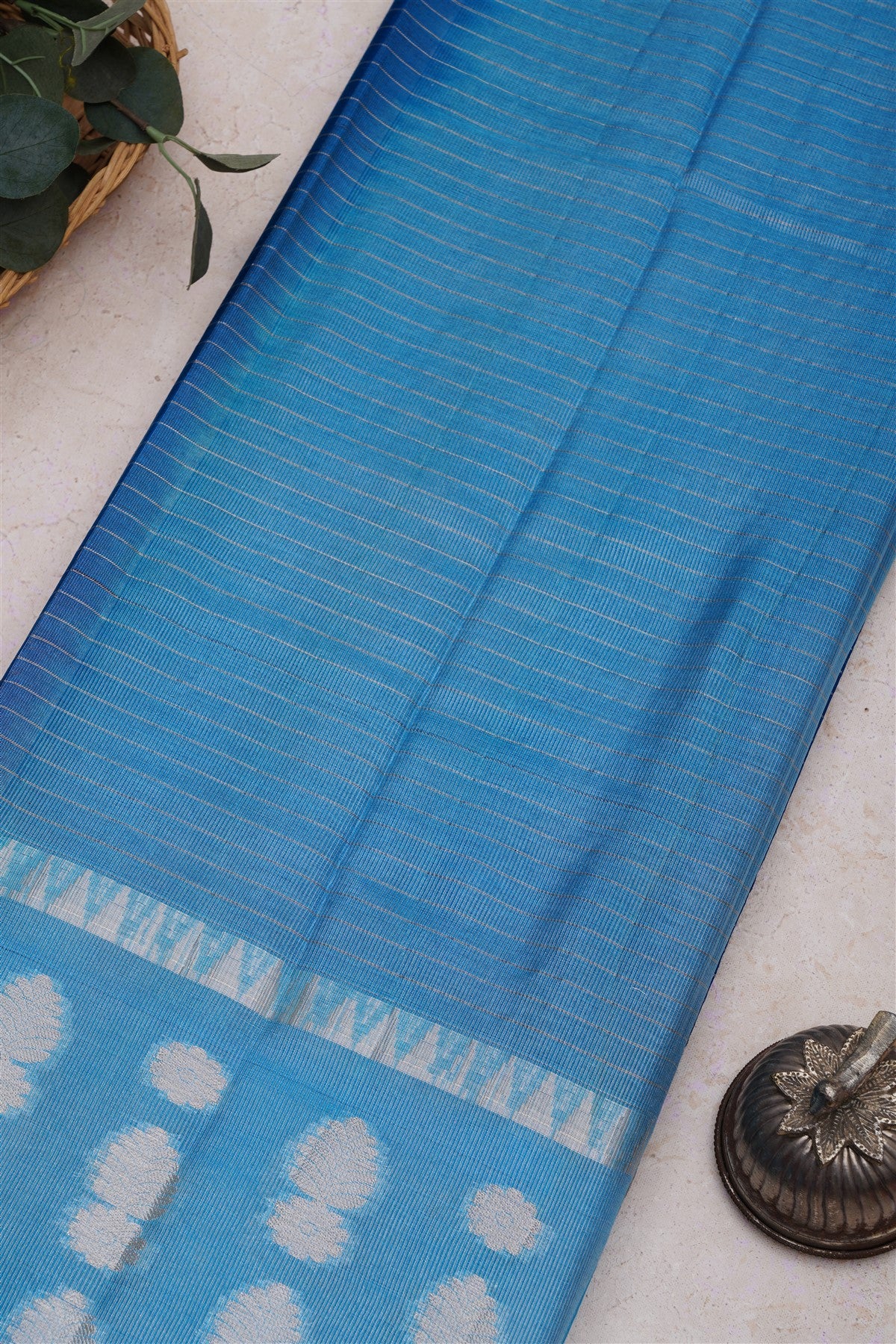 Banarasi Warm Silk Dark Blue Saree