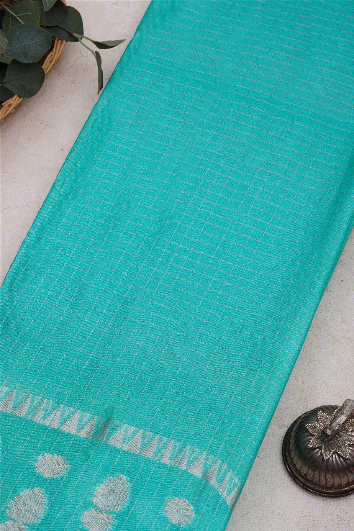 Banarasi Warm Silk Dark Green Saree