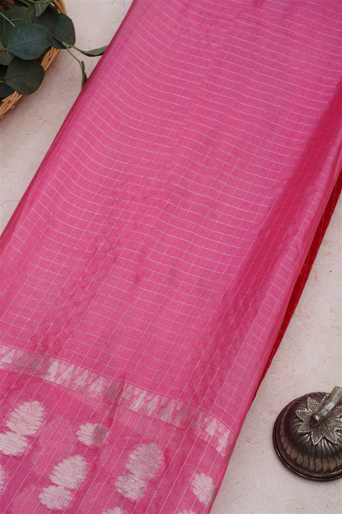 Banarasi Warm Silk Pink Saree