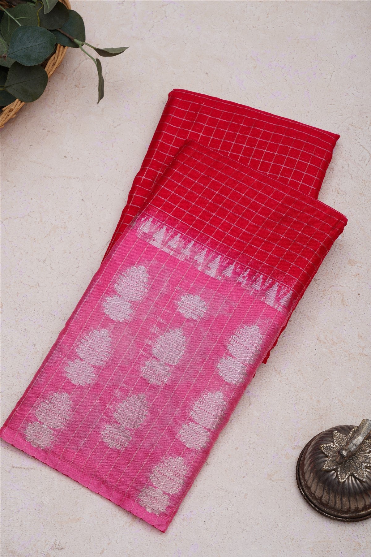 Banarasi Warm Silk Pink Saree
