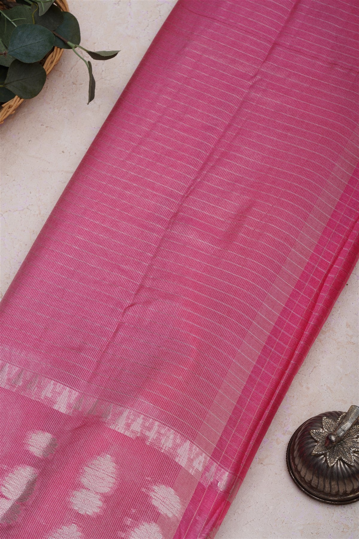 Banarasi Warm Silk Pink Saree